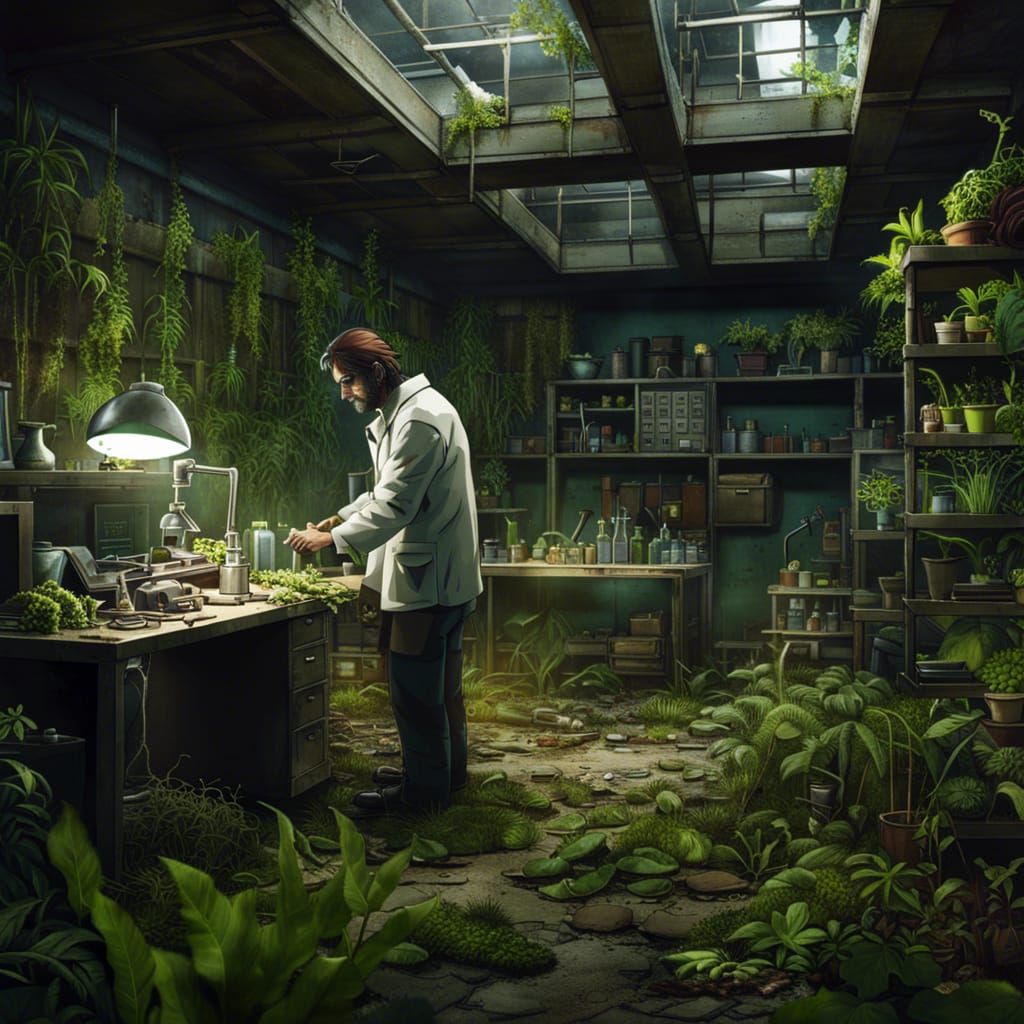 Post-Apocalyptic Scientist's Zombie Cure Quest