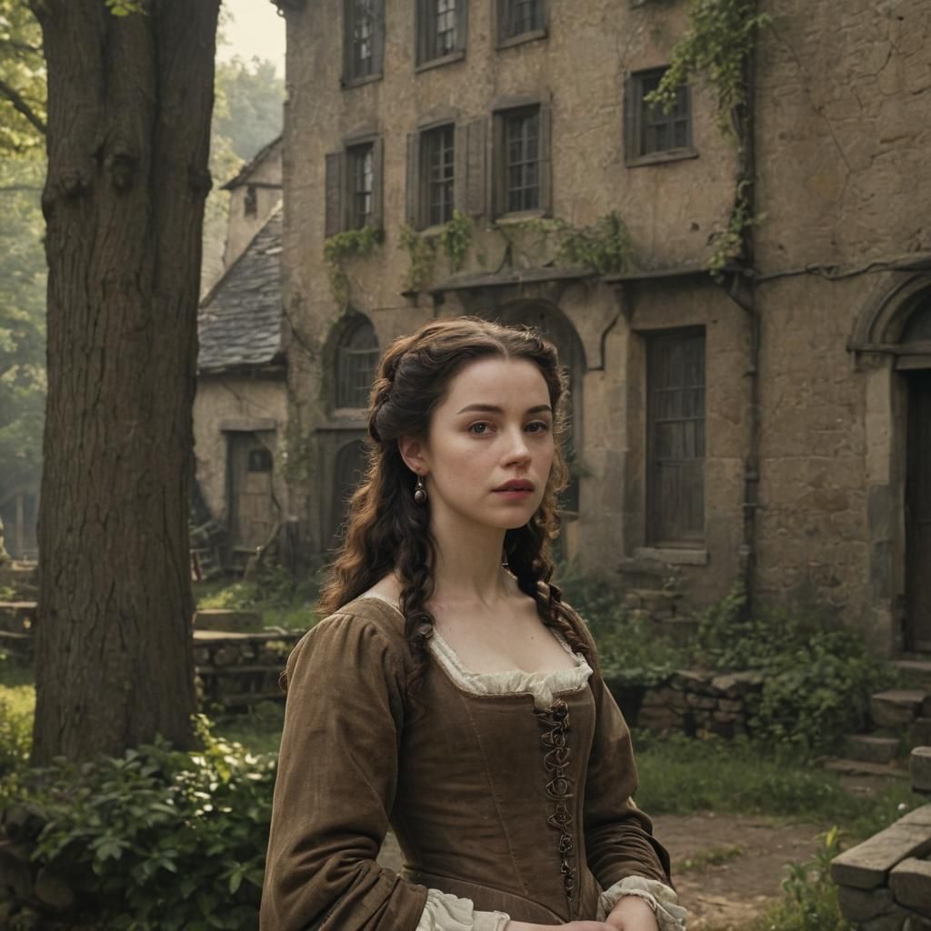 Young Woman in 17th Century America