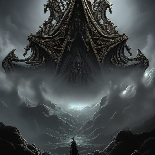 Sinister Zuul Dark Fantasy Concept Art