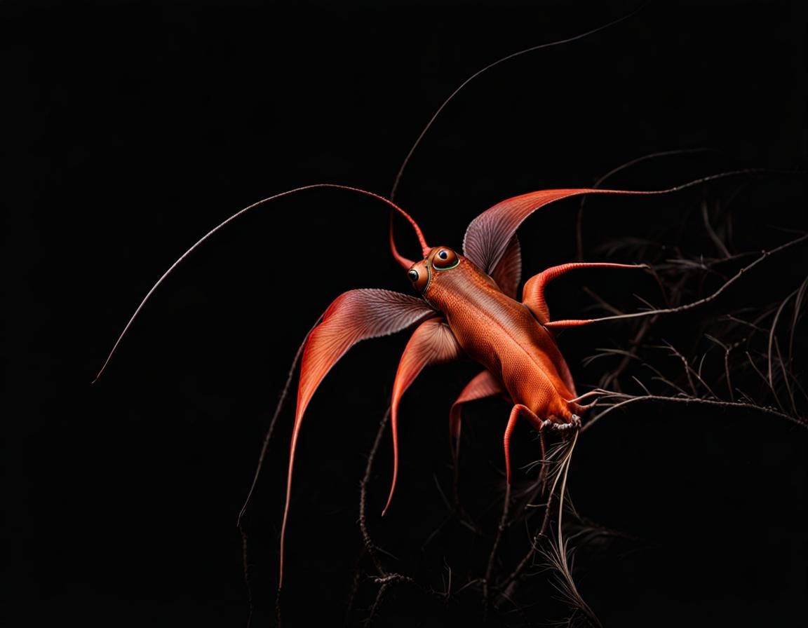 Exotic Alien Celebration in Surreal Restaurant