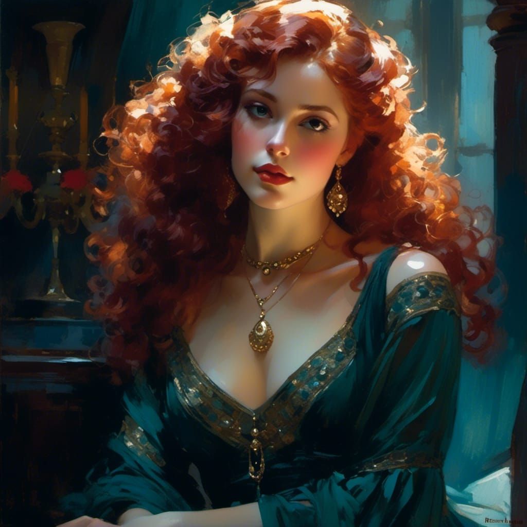 Elena in Flapper Fashion, Dreamy Vignettes