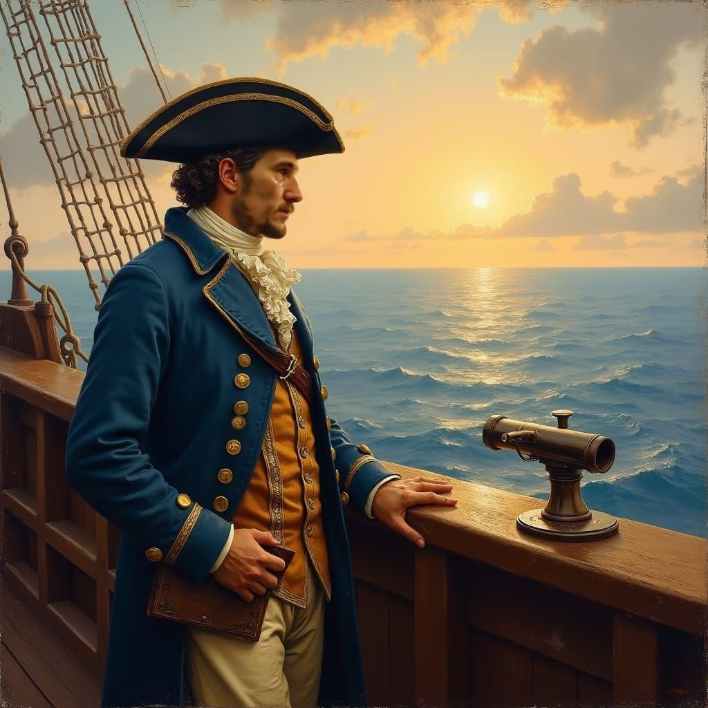AI Image of Explorer James Cook