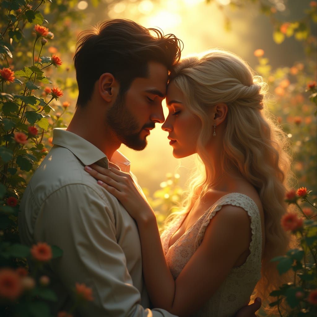 Romantic Lovers in a Peaceful Fantasy World