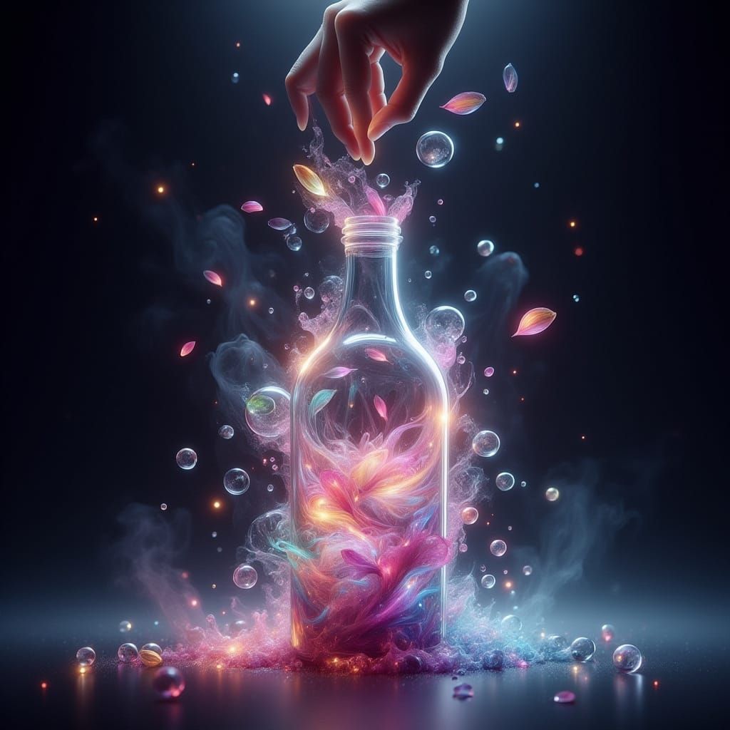 Magical Concoction in Fantasy Concept Art Style