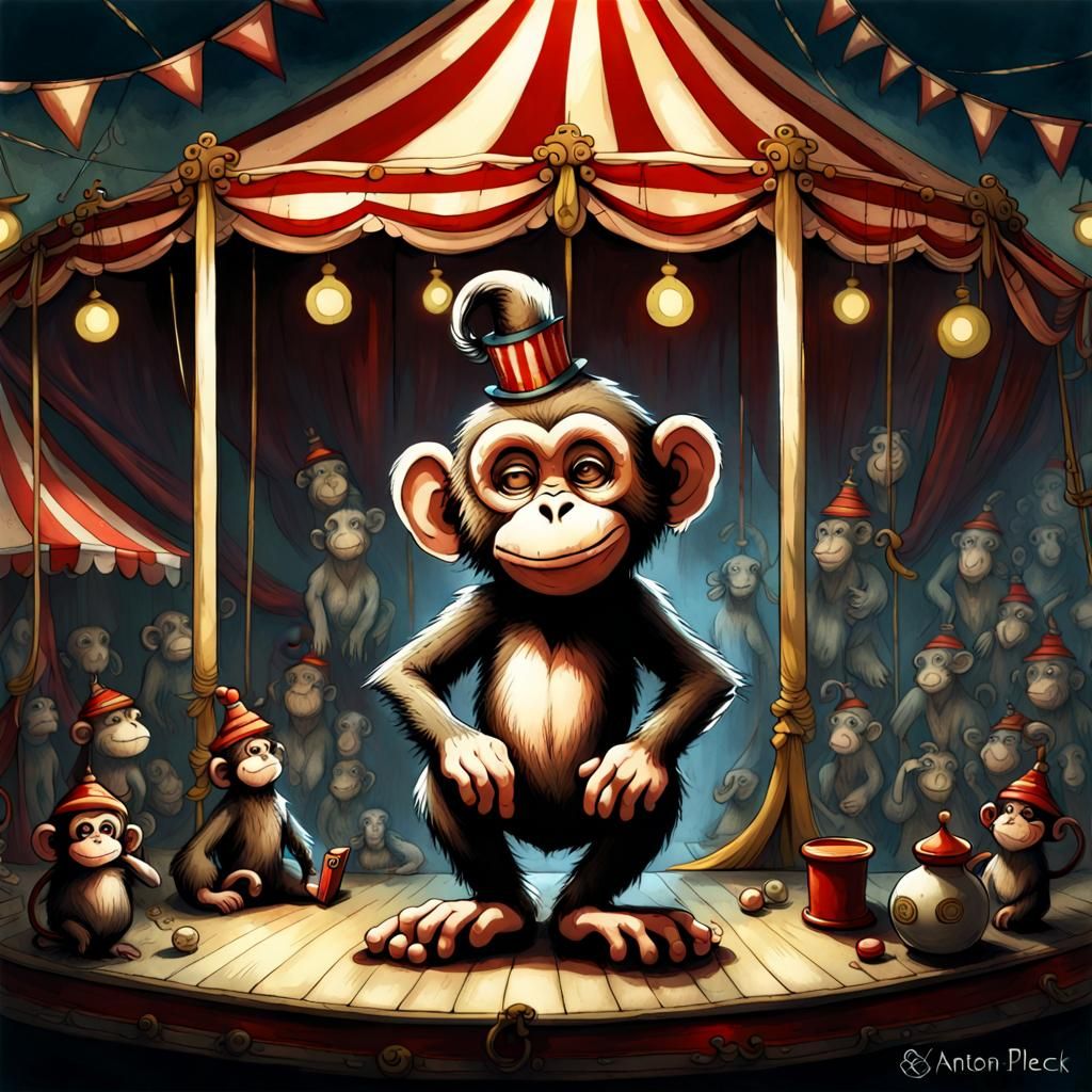 Circus monkey 3