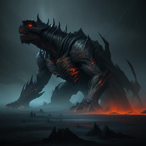 Imposing Shifting Wraith in Dark Fantasy Art