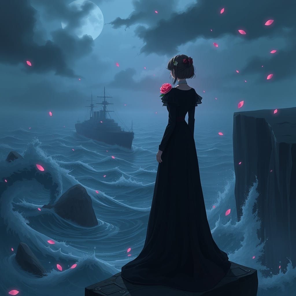 Gothic Lolita Goddess of Stormy Woe