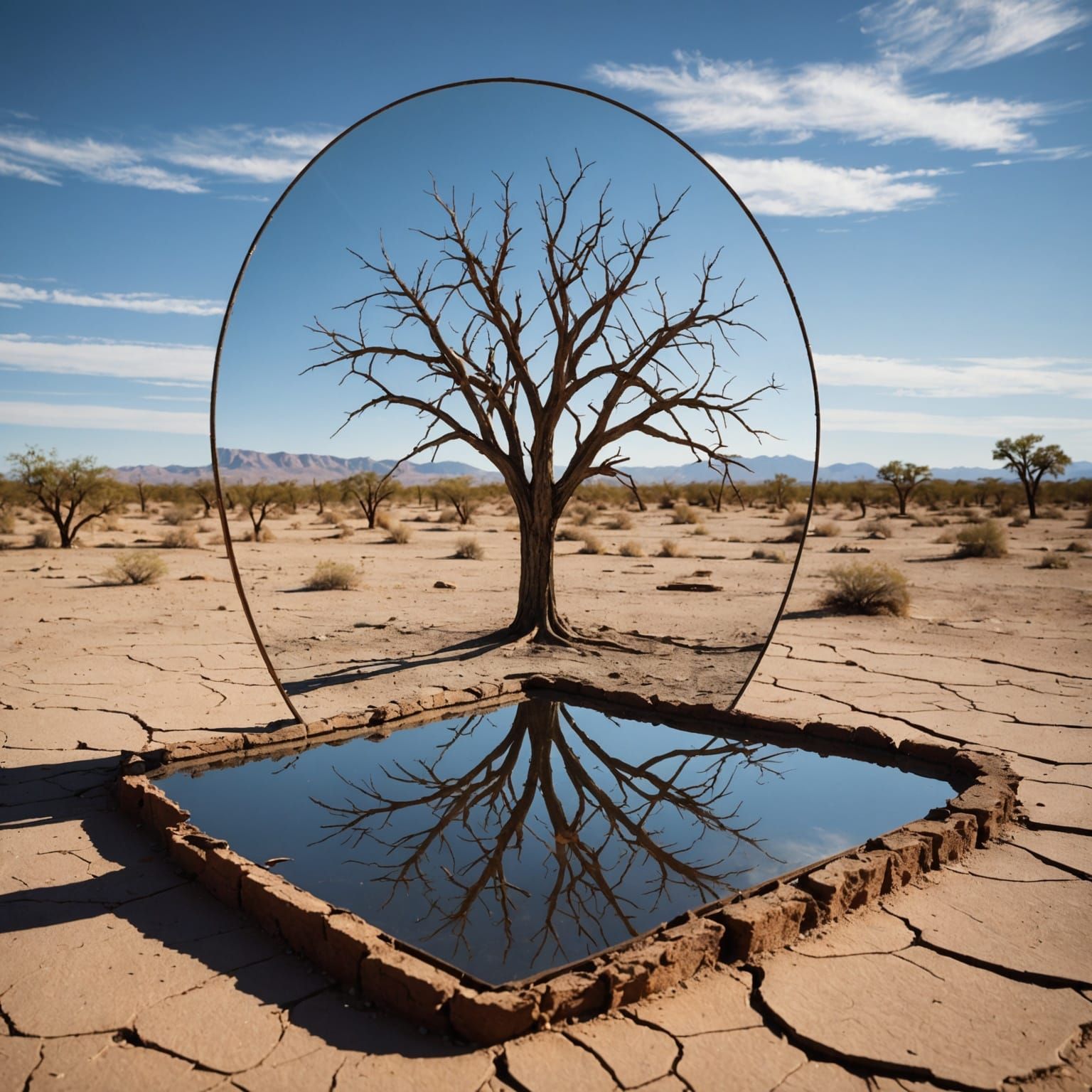 Resilient Tree Growing Through Shattered Mirror