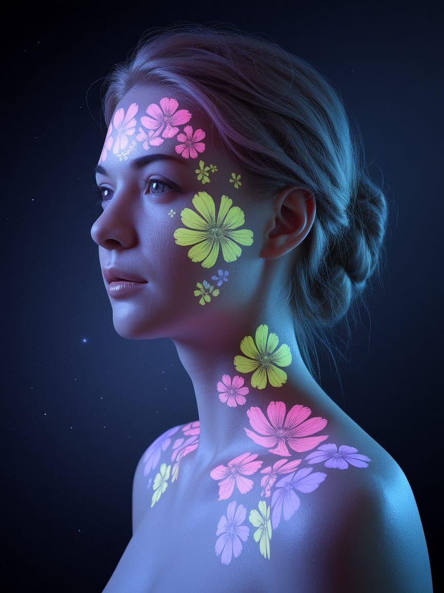 Ethereal Portrait in Digital Art Style