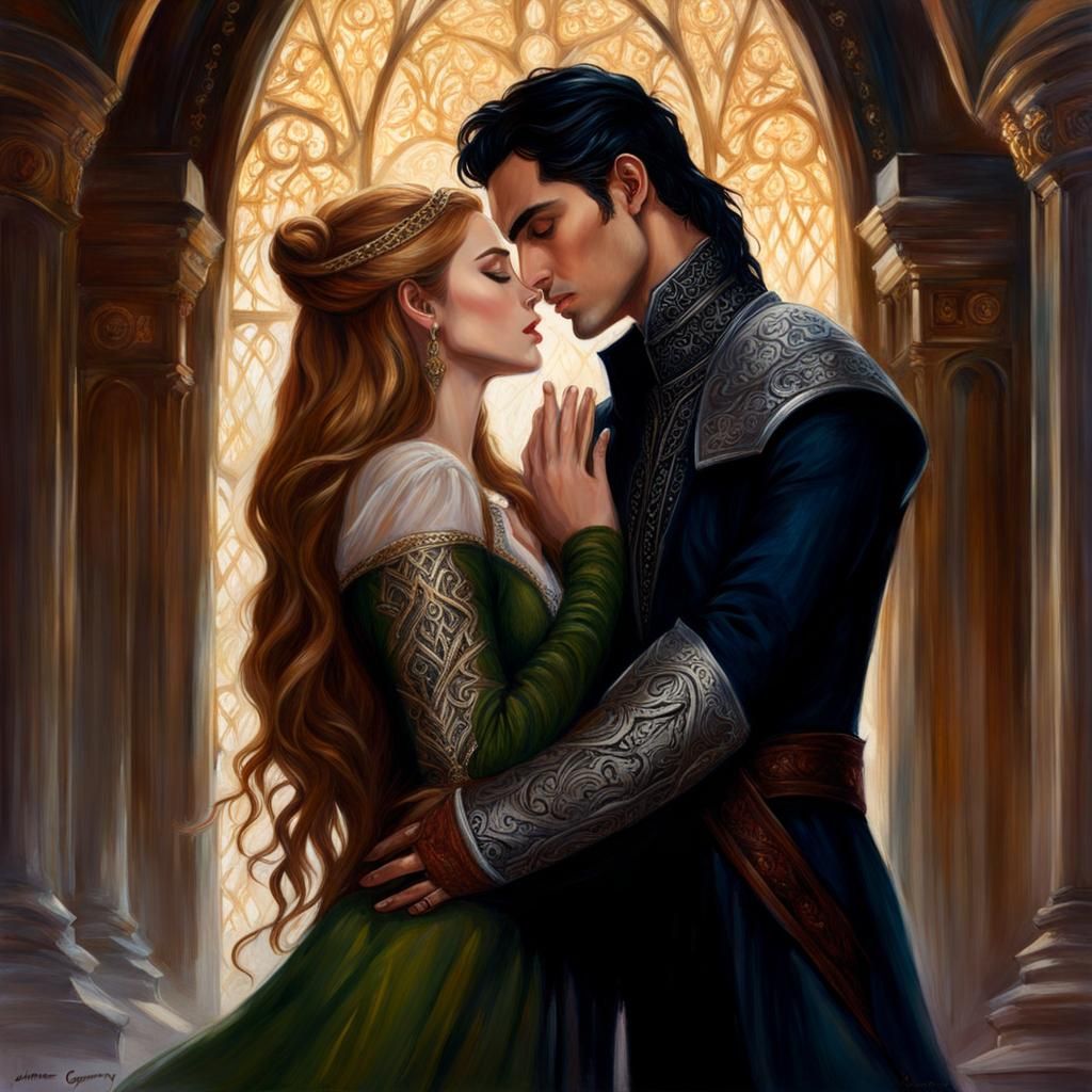Feyre Mourns Rhysand: Oil Painting