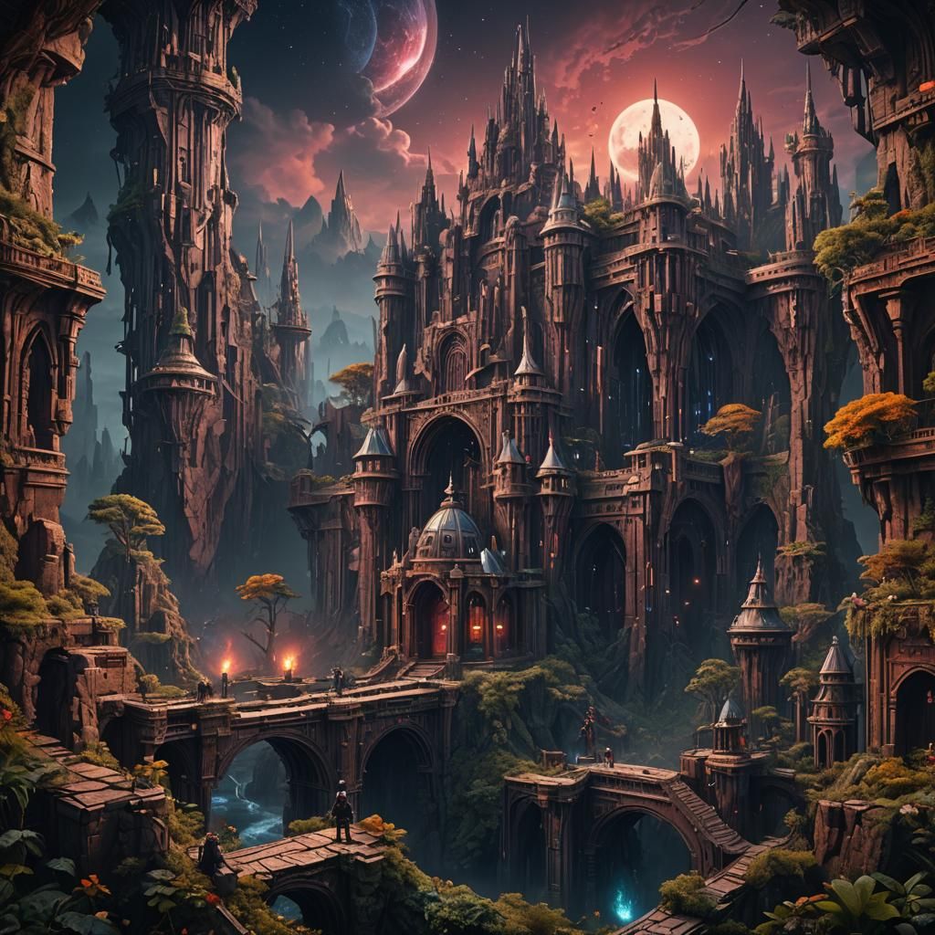 Love and the Dark Side: Detailed Matte Painting