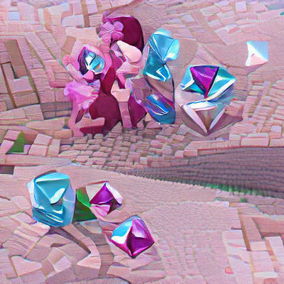 Brilliant Gemstone Collection in Digital Art