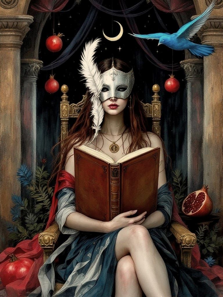 Tarot de Marseille - E 02 - The High Priestess [13 DG]