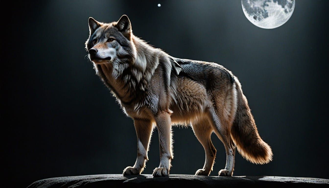 Glamorous Animal Award Show with the Silver-Furred Wolf