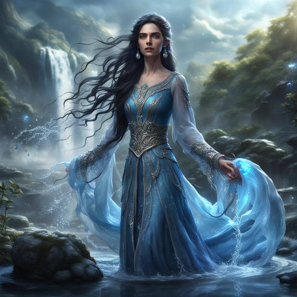 Water Elf Maiden Fantasy Art