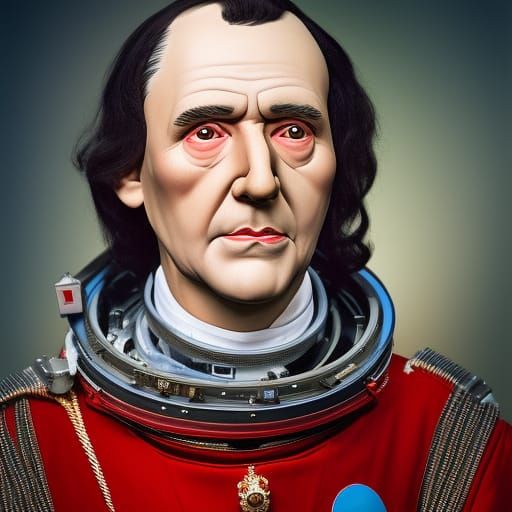 Richard III in Space: Professional Studio Portrait