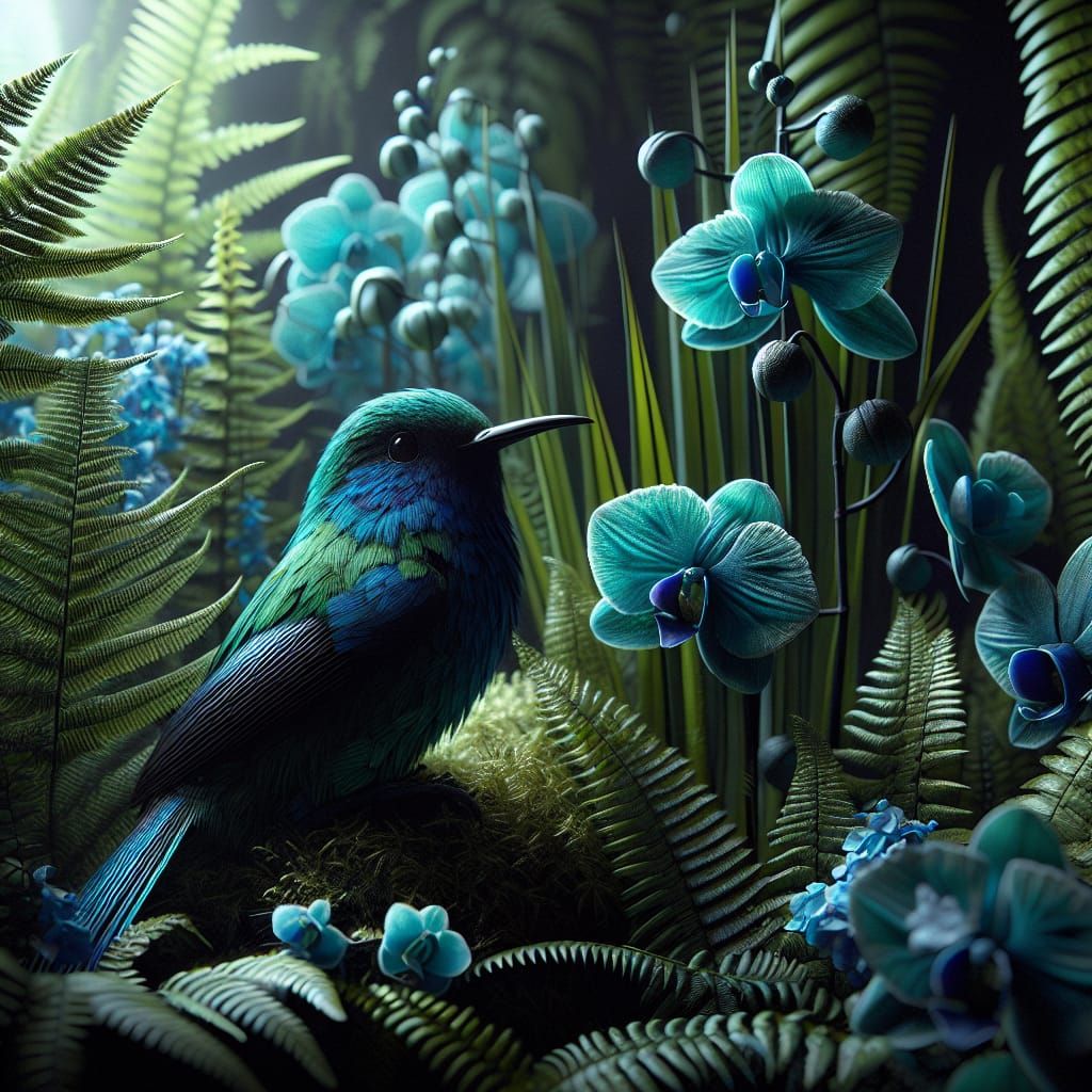 Blue-Naped Chlorophonia