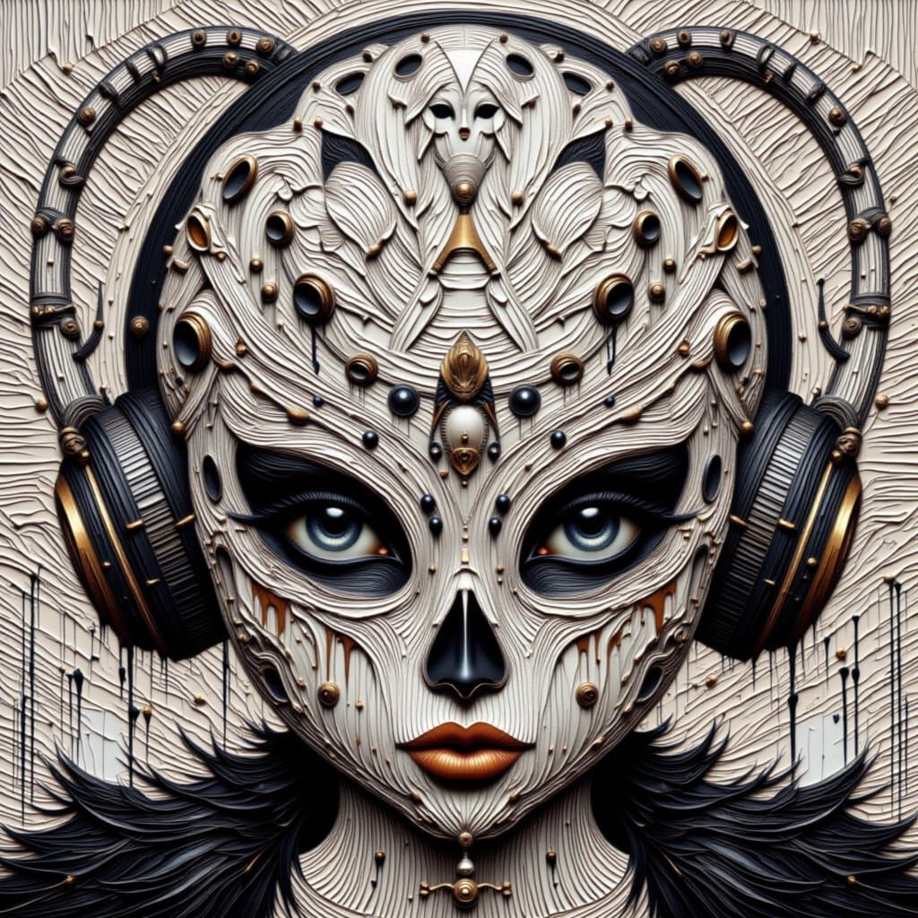 Female Face and Moonchild Christmas