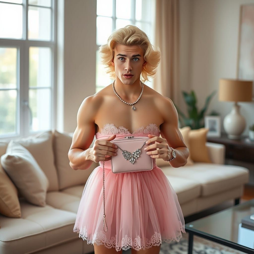 Masculine Beauty in Feminine Disguise: A Surprising Moment