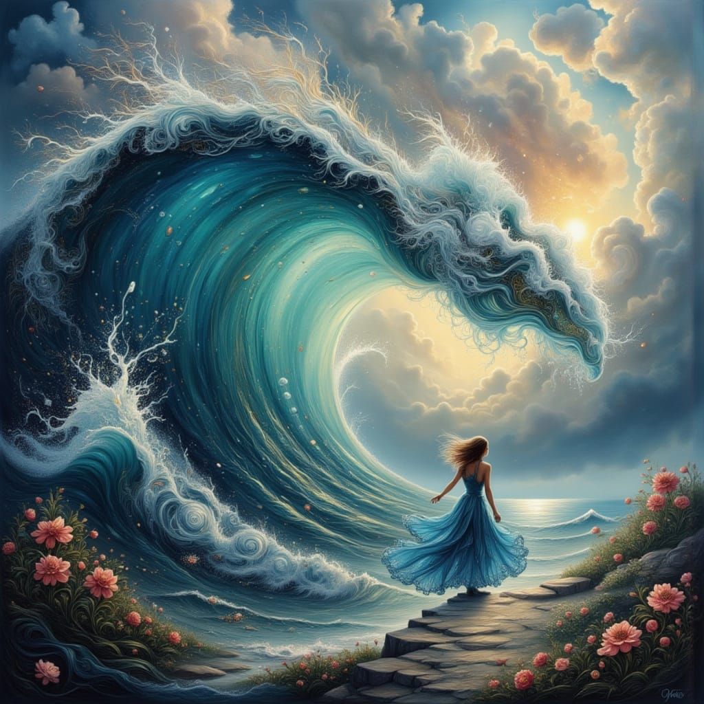 Deep Sea Serenity: A Tranquil Underwater Scene