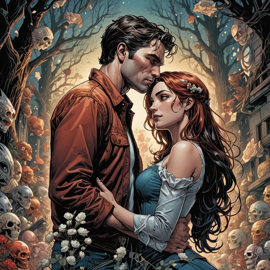 Comic Book Art: True Love Illustration