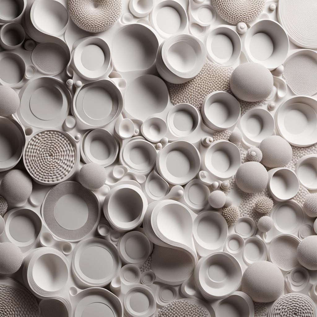 Visually Striking Textural Artwork