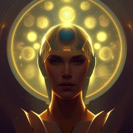 Detailed Portrait Inspired by Artgerm and Alphonse Mucha