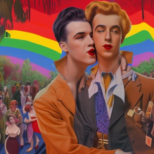 Imaginary gay love in the 1950s