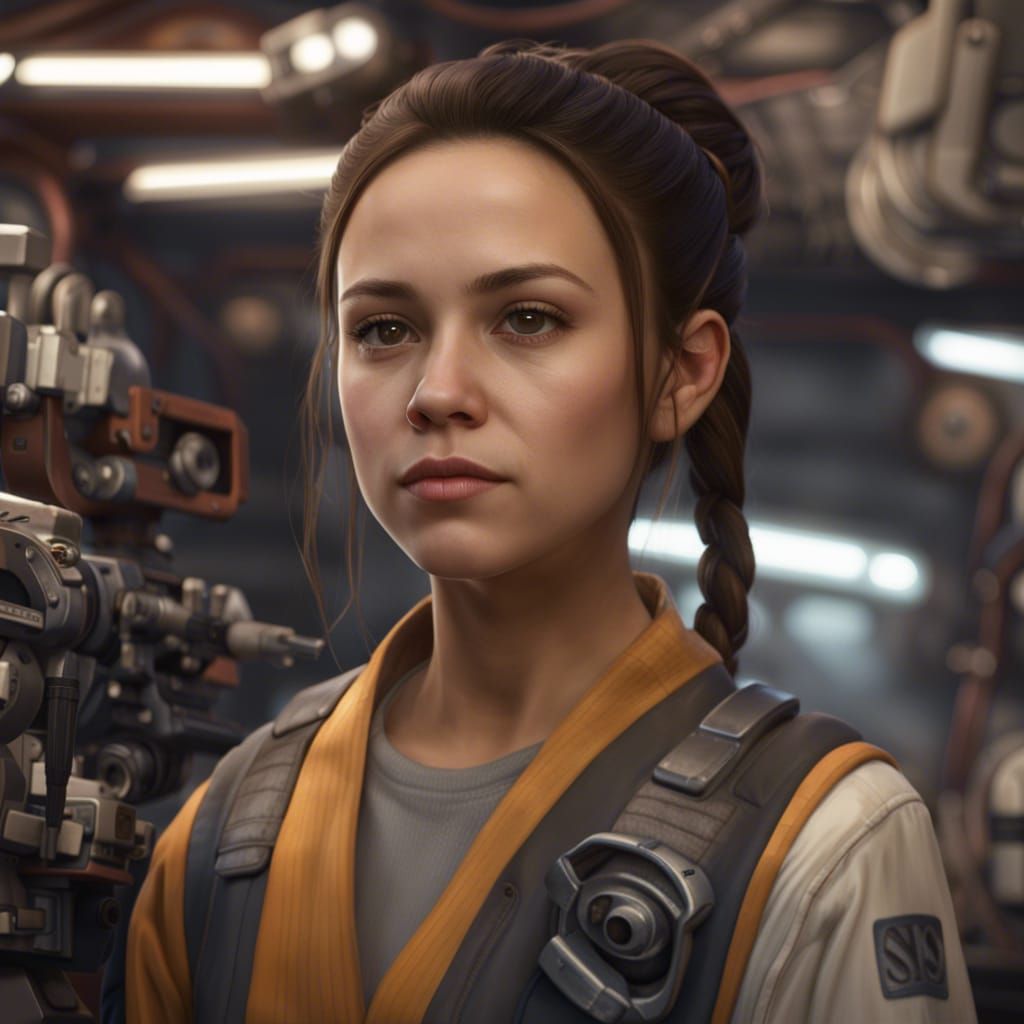 Olivia Rodrigo as Mechanic on Coruscant
