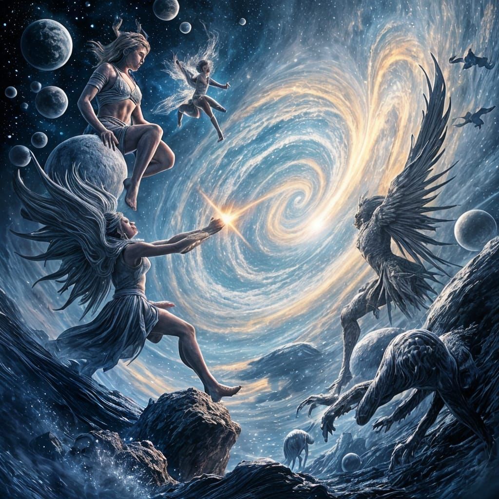 Divine Gods Clash in the Universe