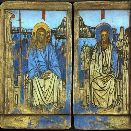 Cars in Tears: Evoking Rublev and Malevich