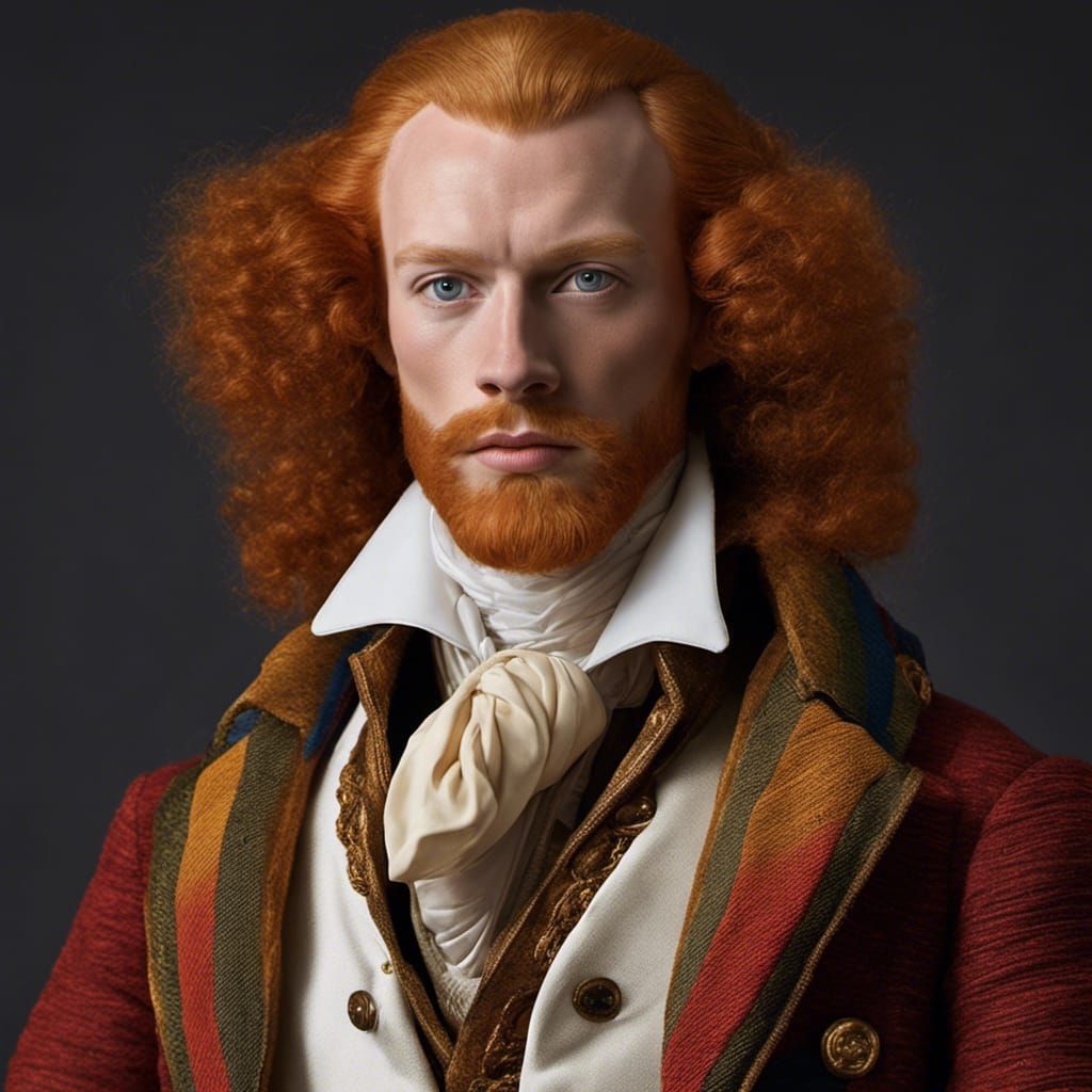 18th century ginger gentleman