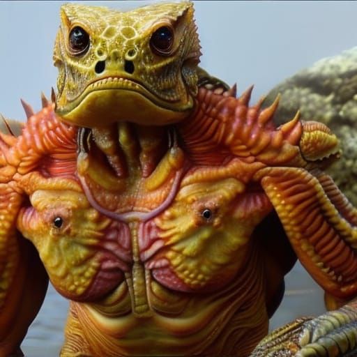 Hyperrealistic Argonian