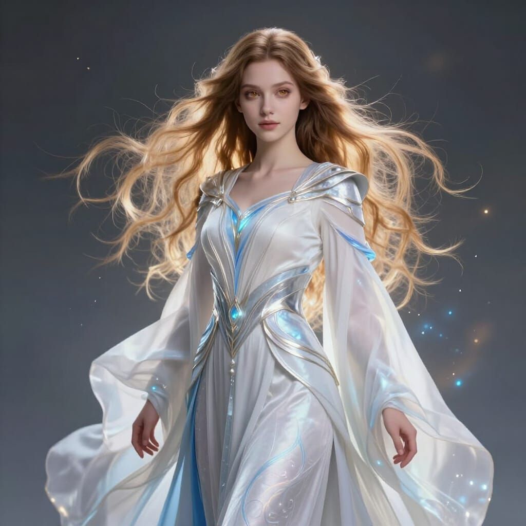 Mystical Portrait of Lysenne in Ethereal Style