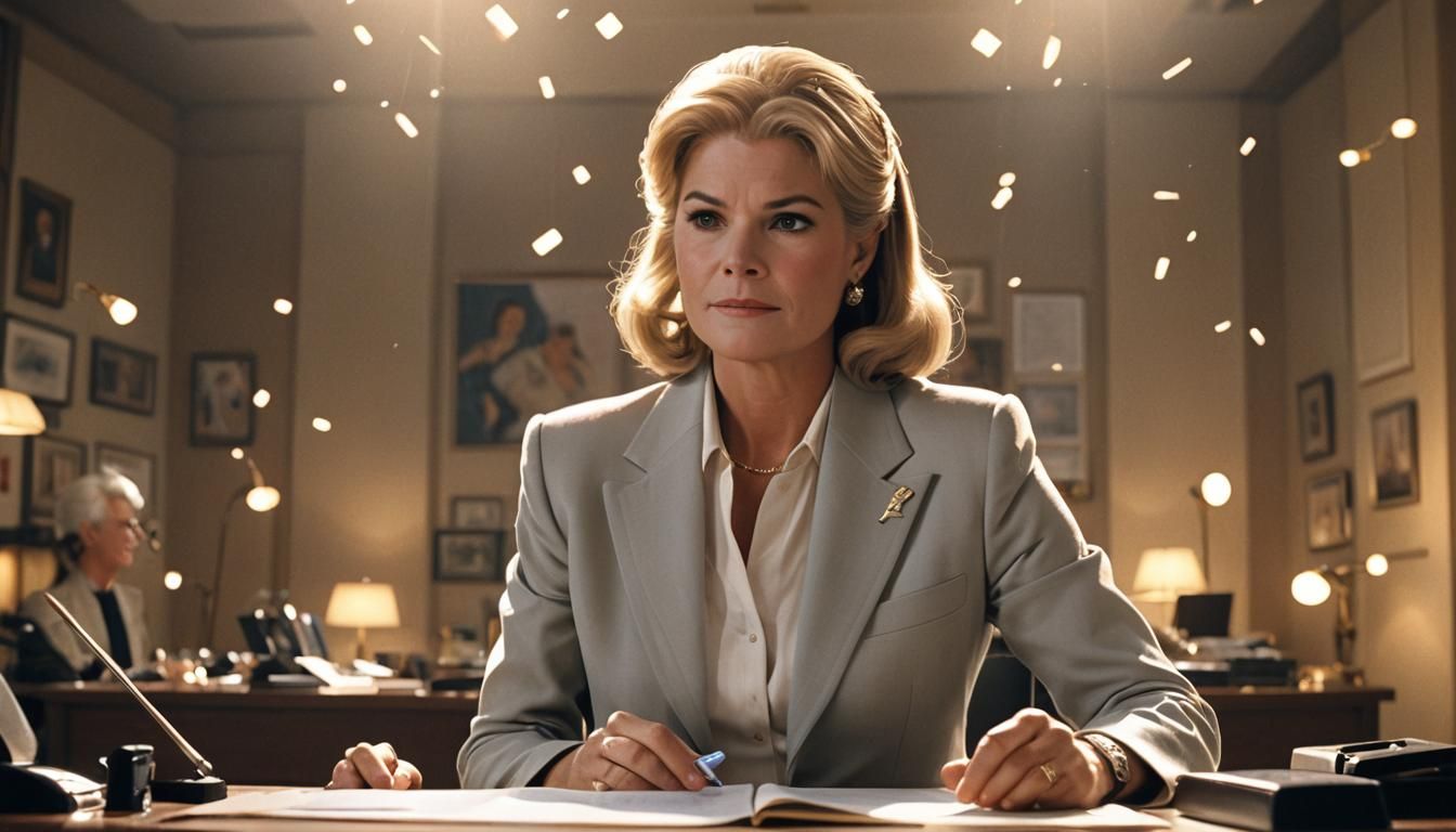 Victoria Jinks in Anime Art Deco Style