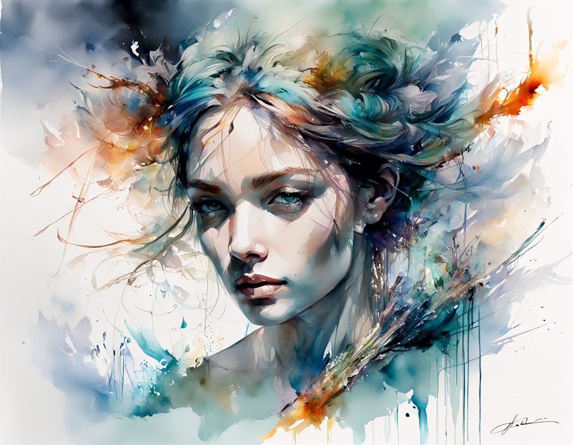 Mythical Ocean Glass Creature Illuminated by Backlight