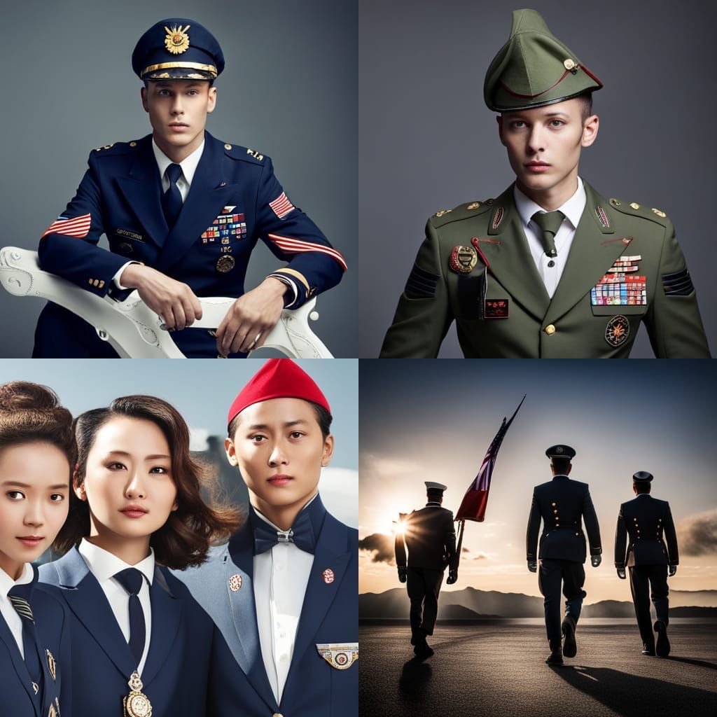 Image of Military Forces Ready for Warfare