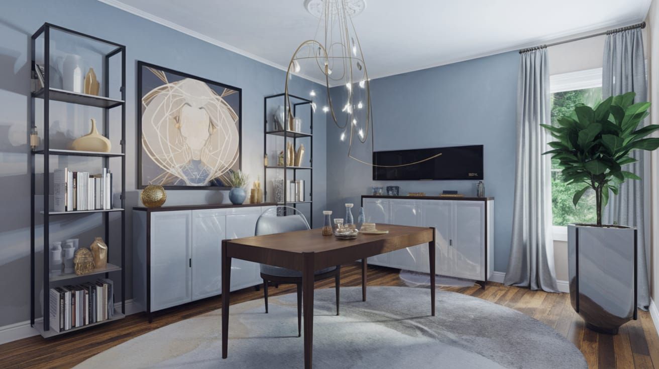 Ethereal Characters in Art Deco Nouveau 3D Render