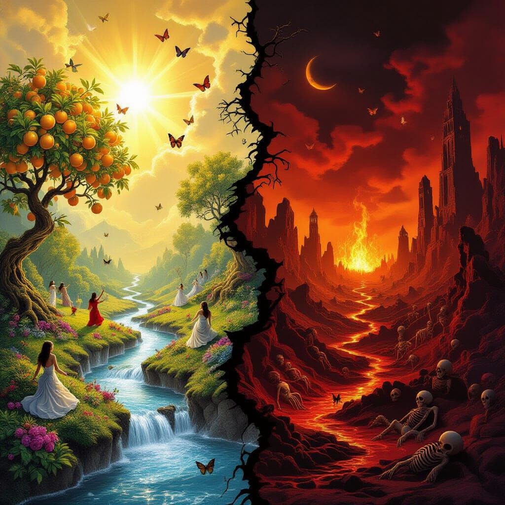 Life and Death: A Surrealist Inferno