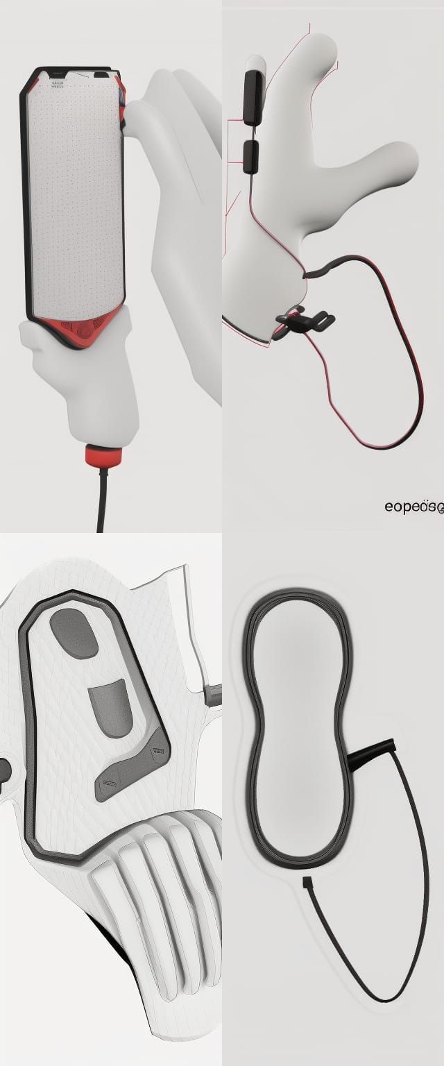 render, plastic, rubber, ergonomic haptics