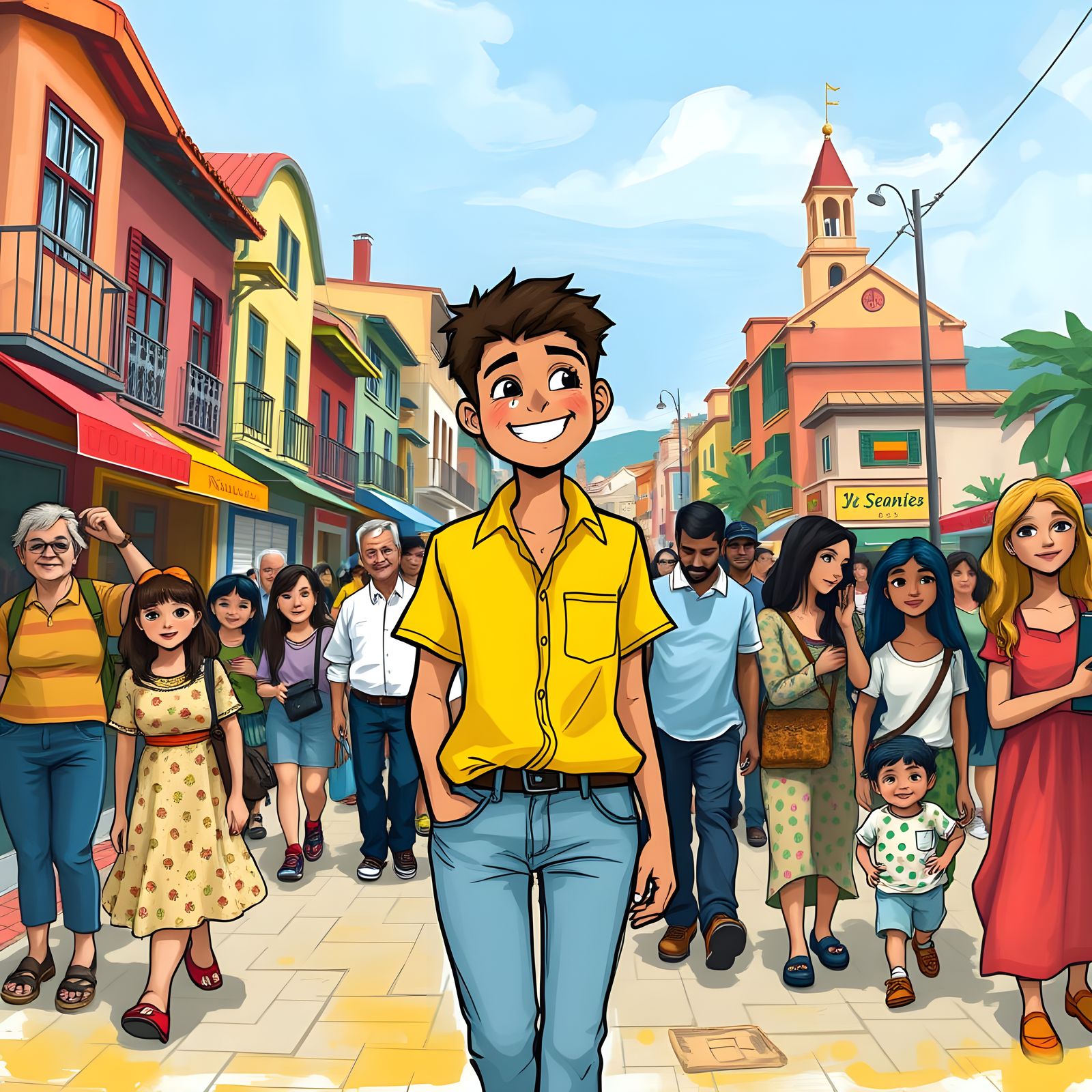 AI Image: Representation of Jesus's Love