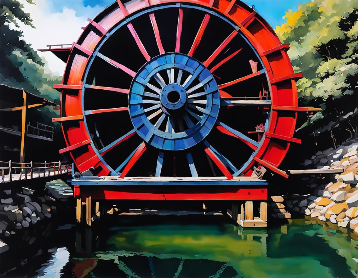 Water wheel Bridge Thingy..