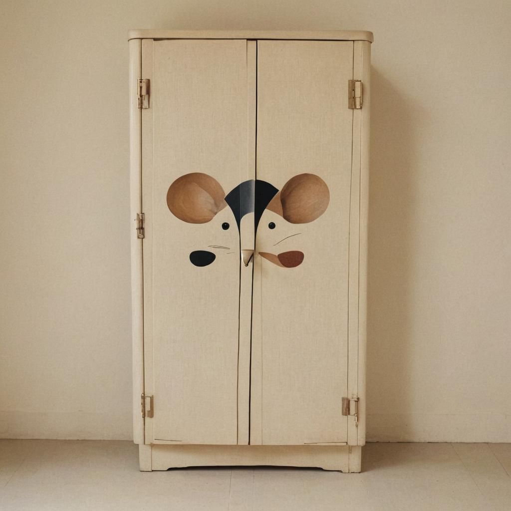 Art Deco Mouse Linen Closet: Delaunay, Lempicka Style