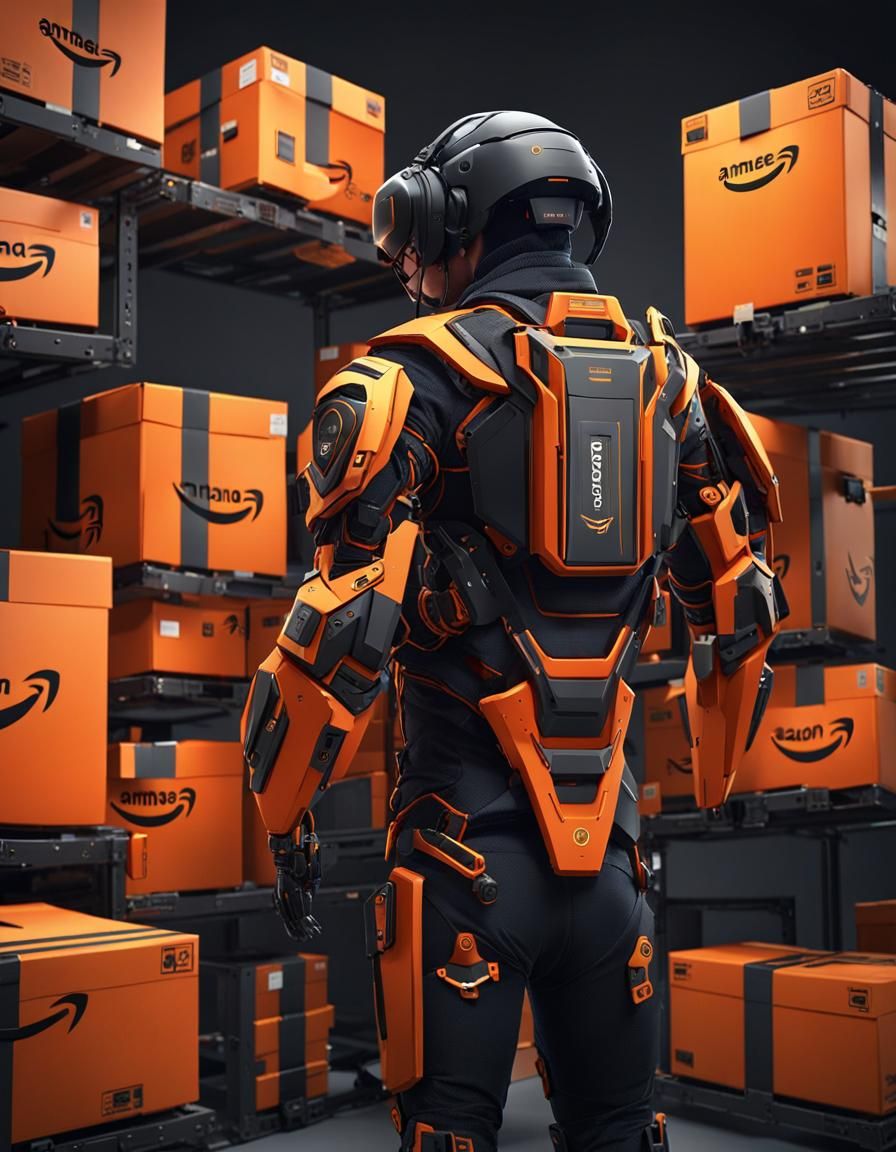 Amazon E-commerce Suit in Detailed Matte Painting