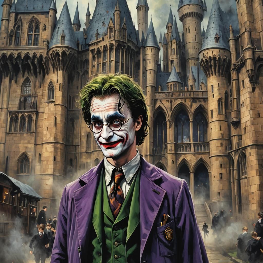 Harry Potter as The Joker