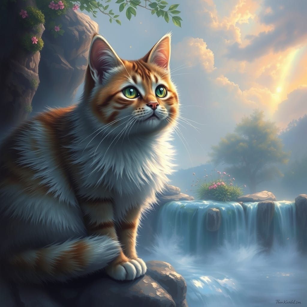 Whimsical Feline Enchanted by Mystic Falls