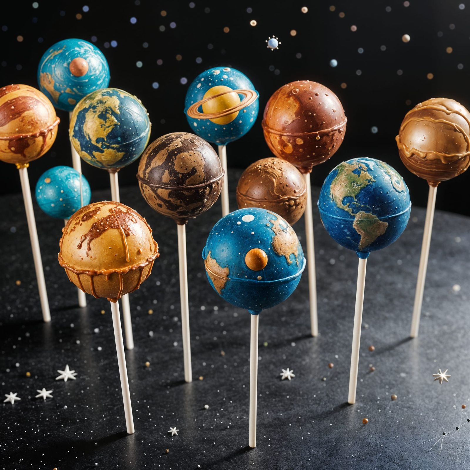 Planet Cake Pops 