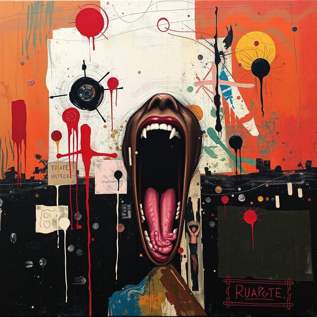 Abstract Hunger: Raw, Visceral Interpretation