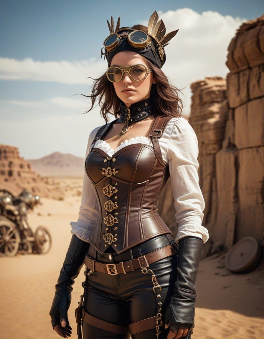 Steampunk Explorer Uncovers Desert Mysteries