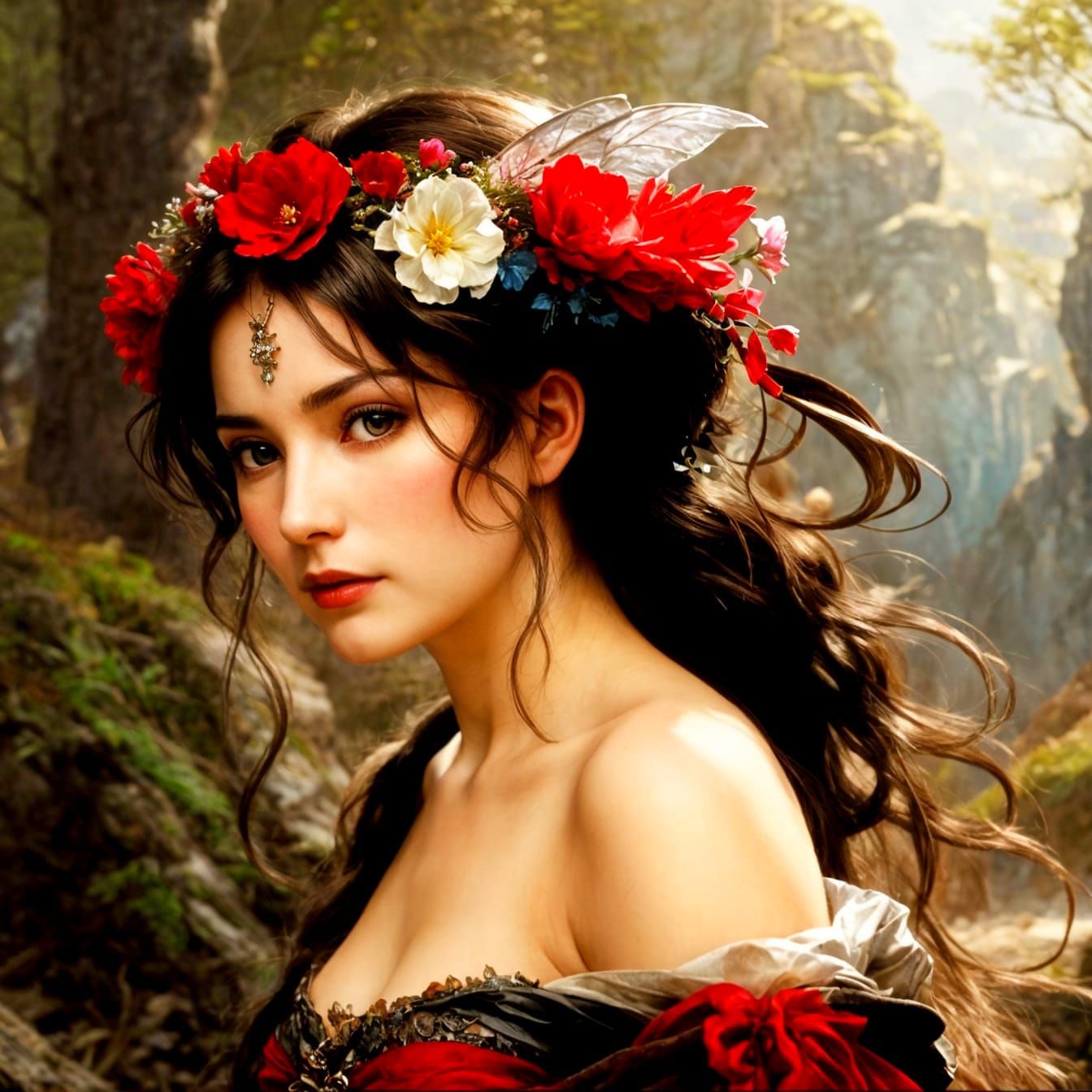 Woman portrait (search: evolved from negative prompt)